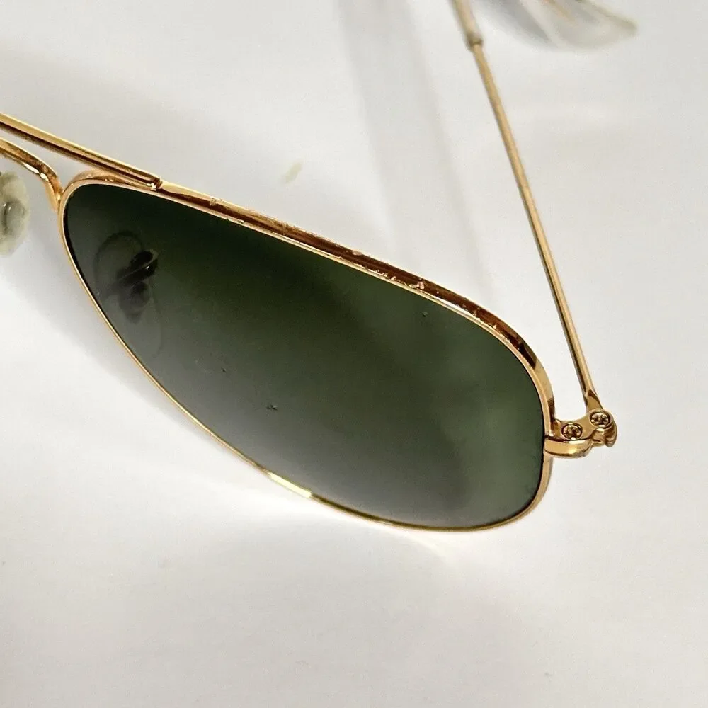 Ray-Ban Gold Large Metal Aviator Sunglasses RB3025 001/58 58-14 FRAMES ONLY